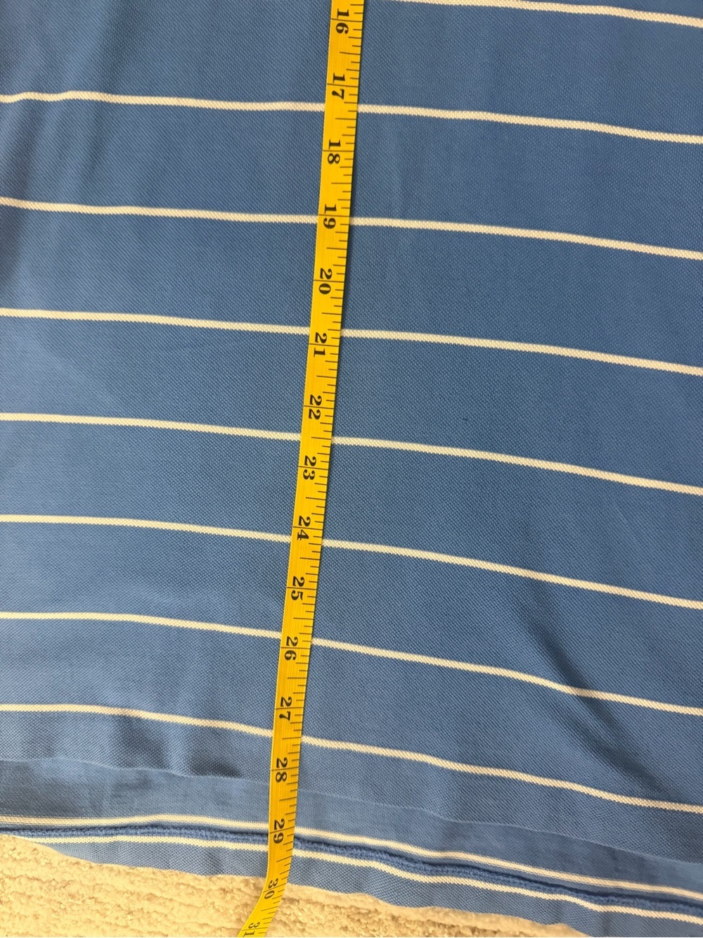 Men’s Polo Ralph Lauren Striped Pima Cotton Polo Shirt Size L - Picture 5 of 9